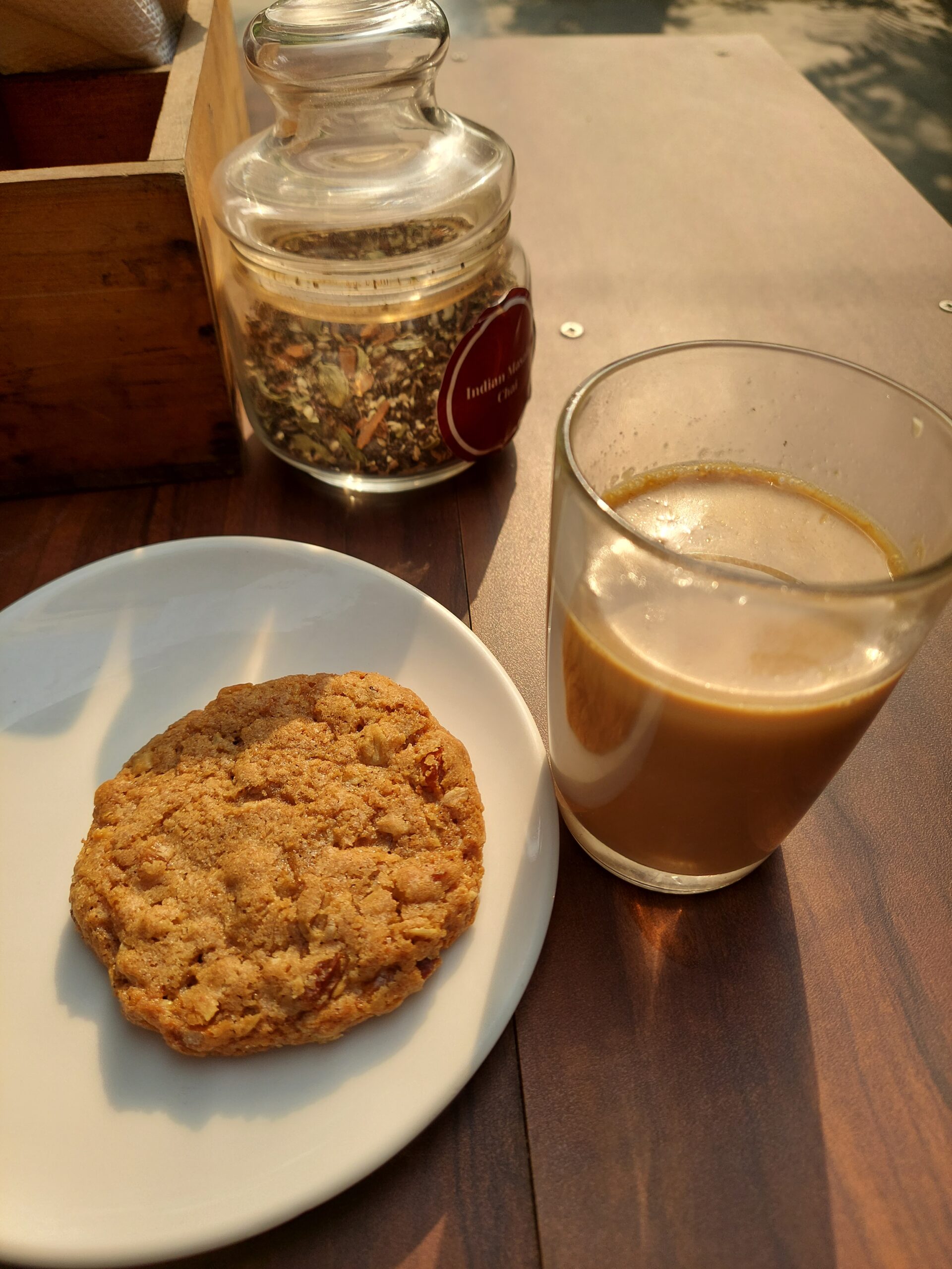 Gully Masala Chai + Oats Cookie